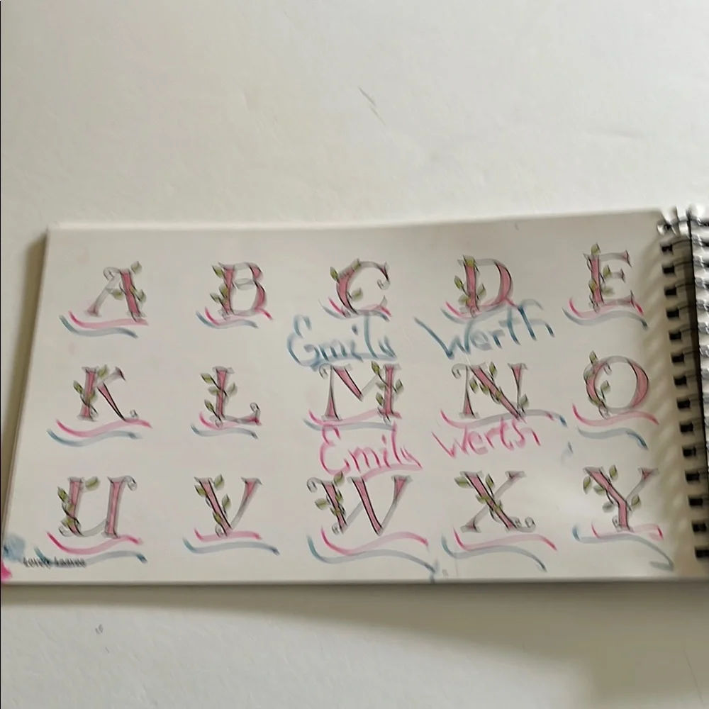 American Girl Letter Art Book Retired - Picture 2 of 5